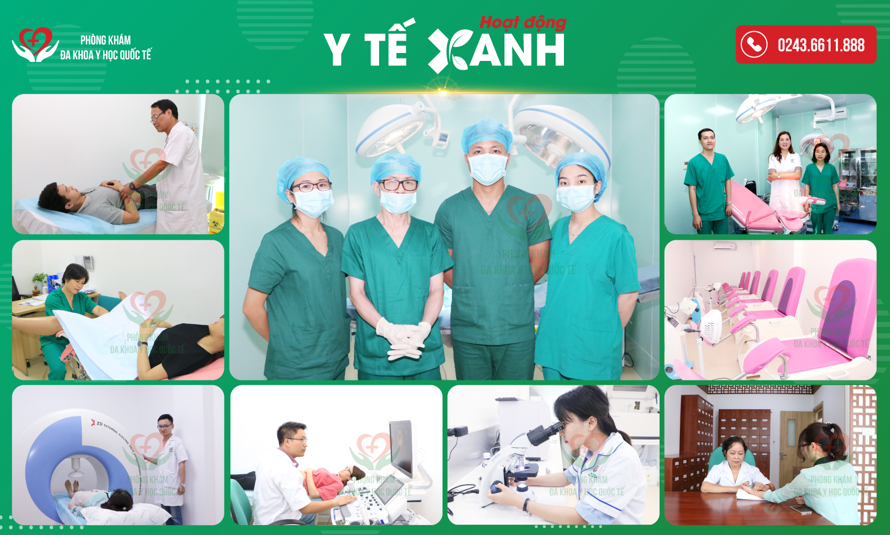 Cơ sở y tế duy nhất áp dụng Mô hình y tế xanh tại Việt Nam - Phòng khám ...